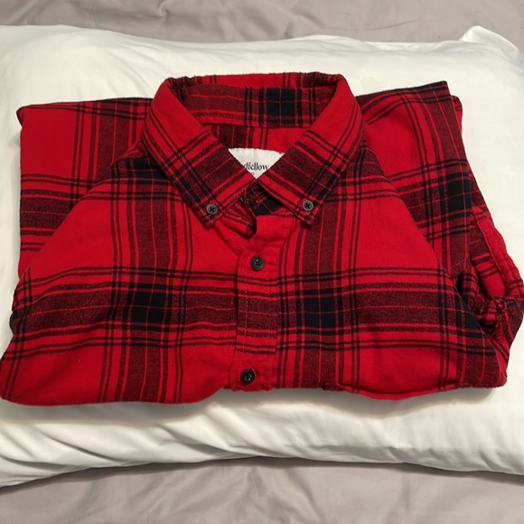 RED FLANNEL SHIRT - Picture 2 of 4